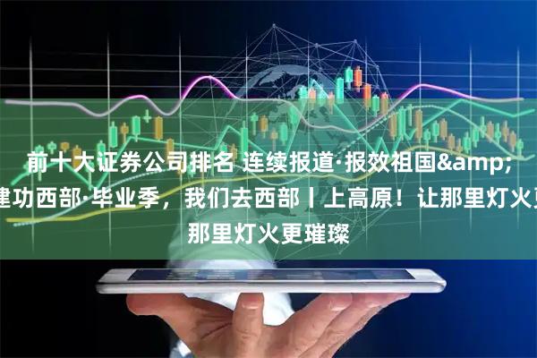 前十大证券公司排名 连续报道·报效祖国&#32;建功西部·毕业季，我们去西部丨上高原！让那里灯火更璀璨
