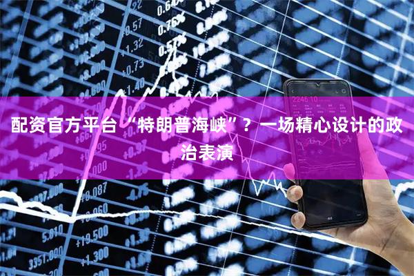 配资官方平台 “特朗普海峡”？一场精心设计的政治表演